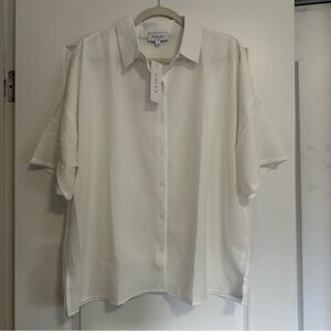 Gilli Ivory Casual Button Down Shirt - 2X